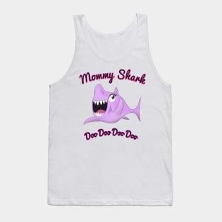 Mommy shark halloween day Tank Top